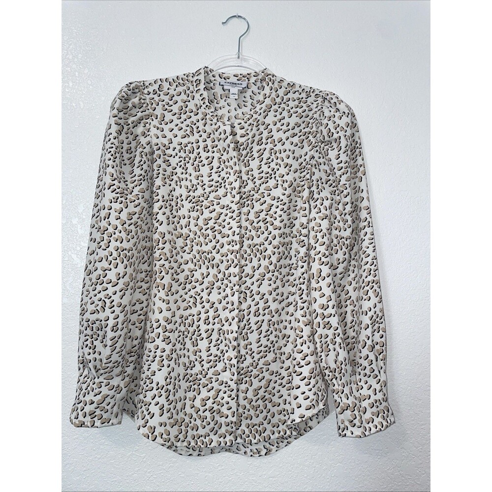 Express Top Womens Extra Small XS Slim Portofino Shirt Blouse Office Preppy